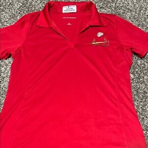 Genuine Merchandise Red Women's Button Down Shirt